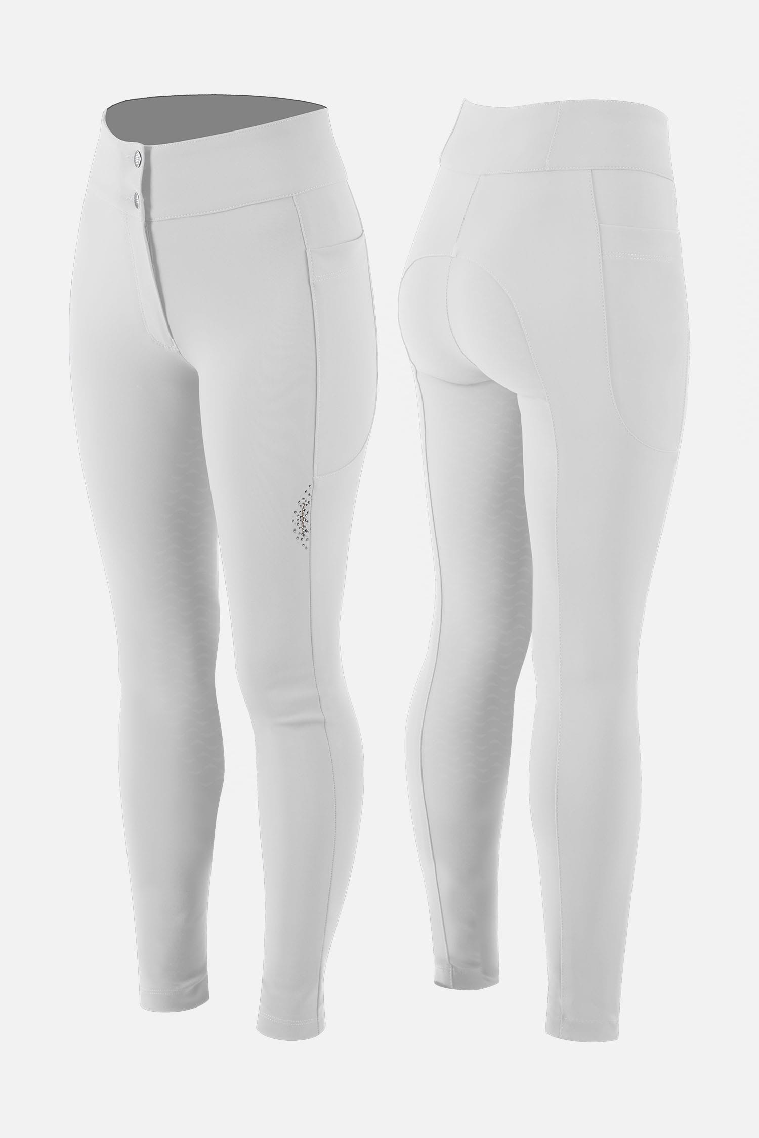 ANIMO RIDEBUKS MED FULDGRIP NUVELIN - HVID - 38