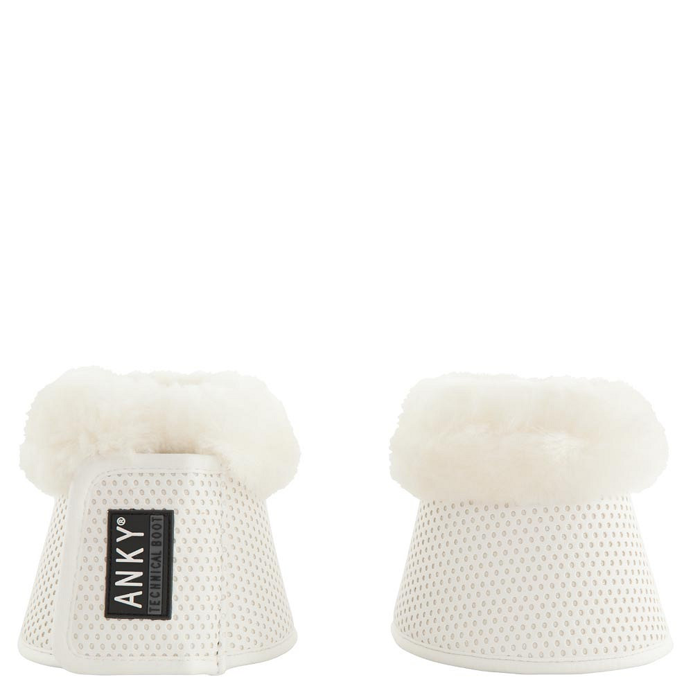 ANKY klokker - hvid glimmer m. lam Cob