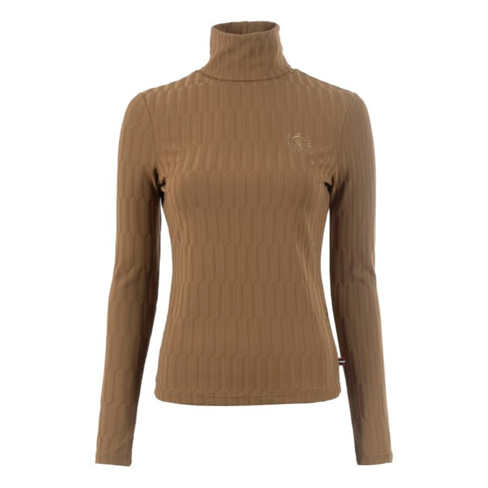 CAVALLO BLUSE CAVALLELA - DARK CARAMEL - 40