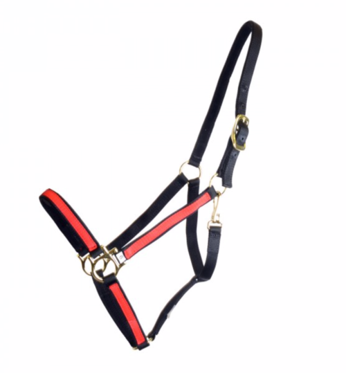 Equitare Pro nylongrime - Sort/rød, Full