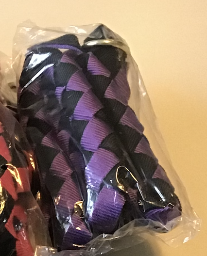 Flettet træktov - Sort/lilla