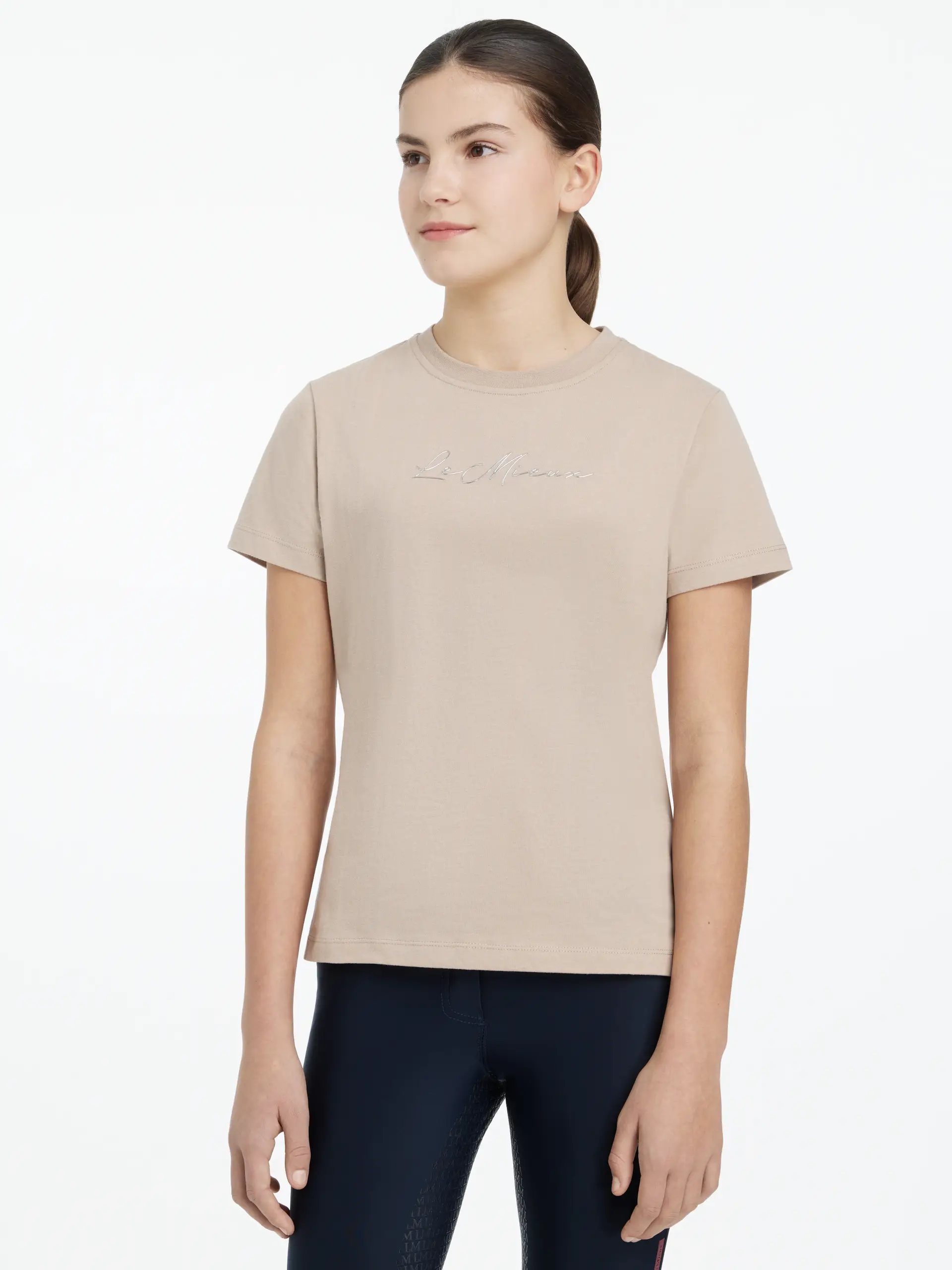 LEMIEUX ARIANNA T-SHIRT - ALMOND - 9-10 år