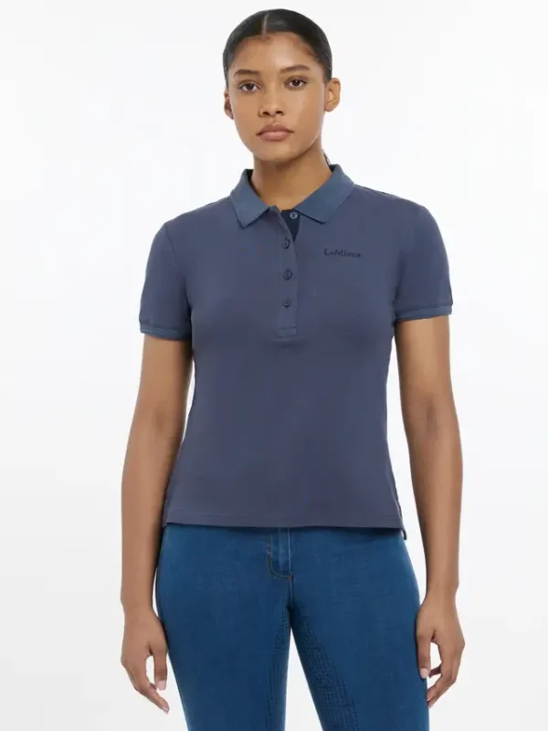 LEMIEUX CLASSIQUE POLO SHIRT - DUSK BLUE - 42