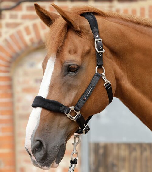 Premier Equine nylongrime med fleece - Sort, Cob