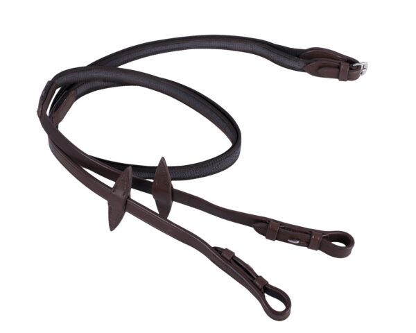 QHP ANTI-SLIP TØJLE - Pony - Brun