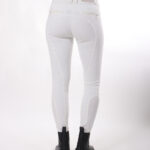 QHP Ninthe ridebukser med full grip - hvid 34