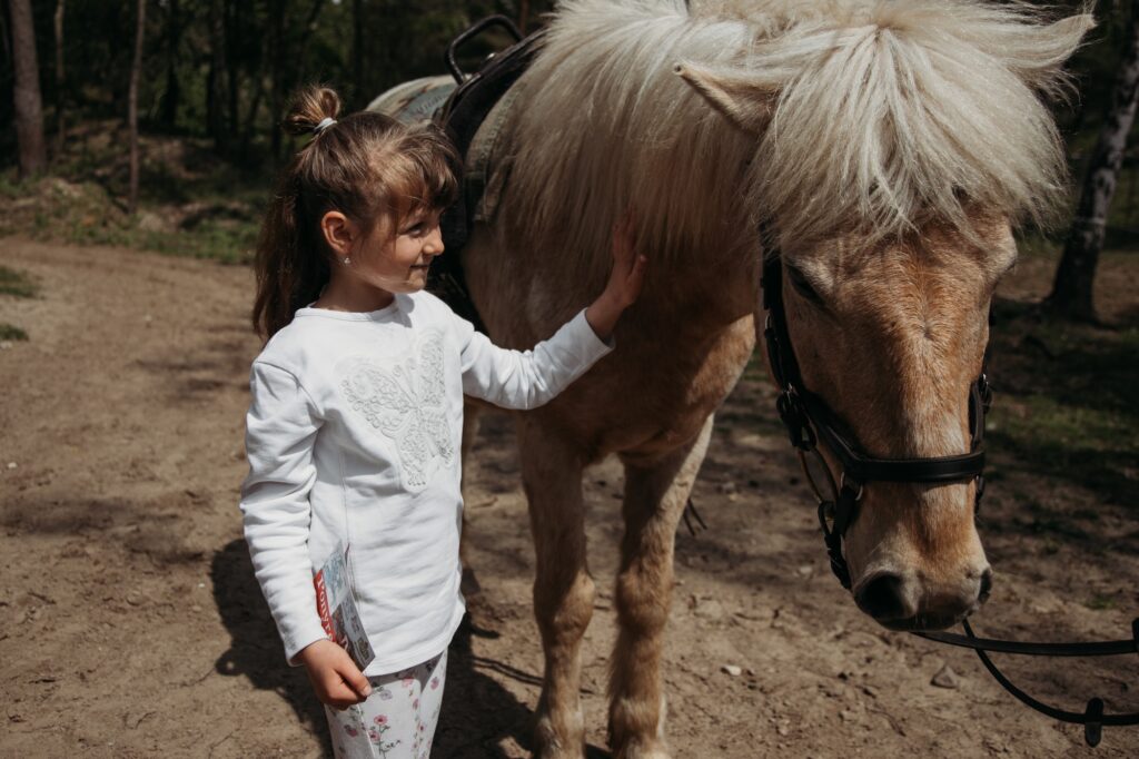 Girl with horse