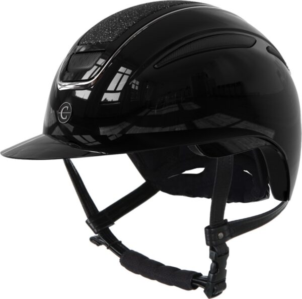 COVALLIERO RIDEHJELM ELITE POLO - LAK SORT - M/56-58