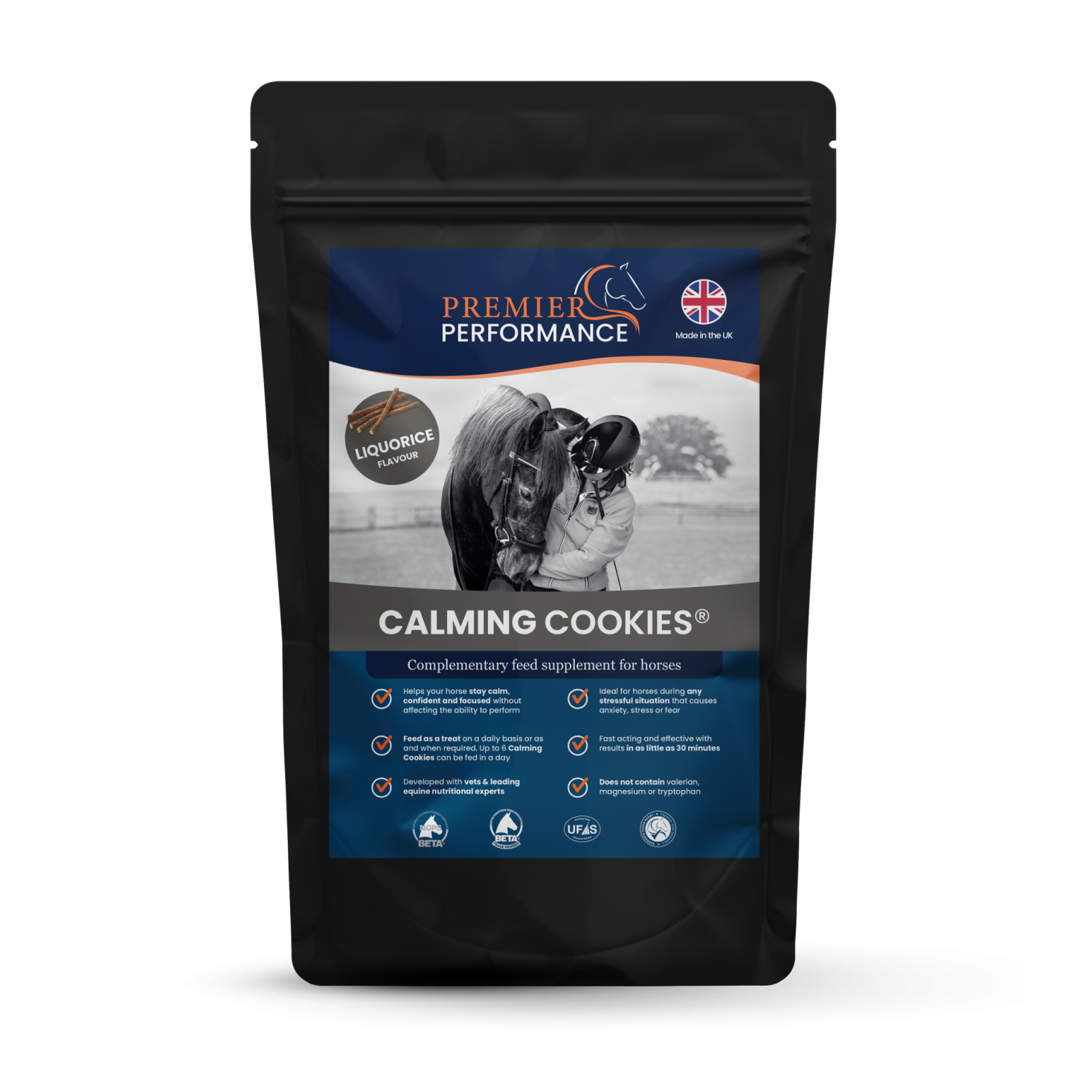 Calming Cookies - Lakrids - 10 stk.