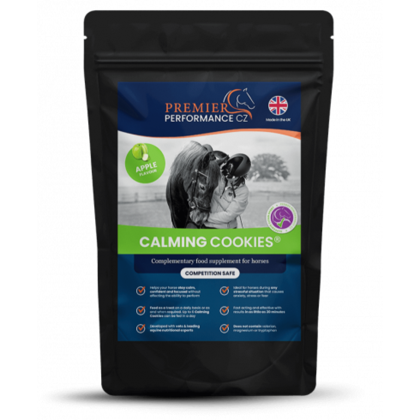 Calming Cookies - æble, 10 stk.