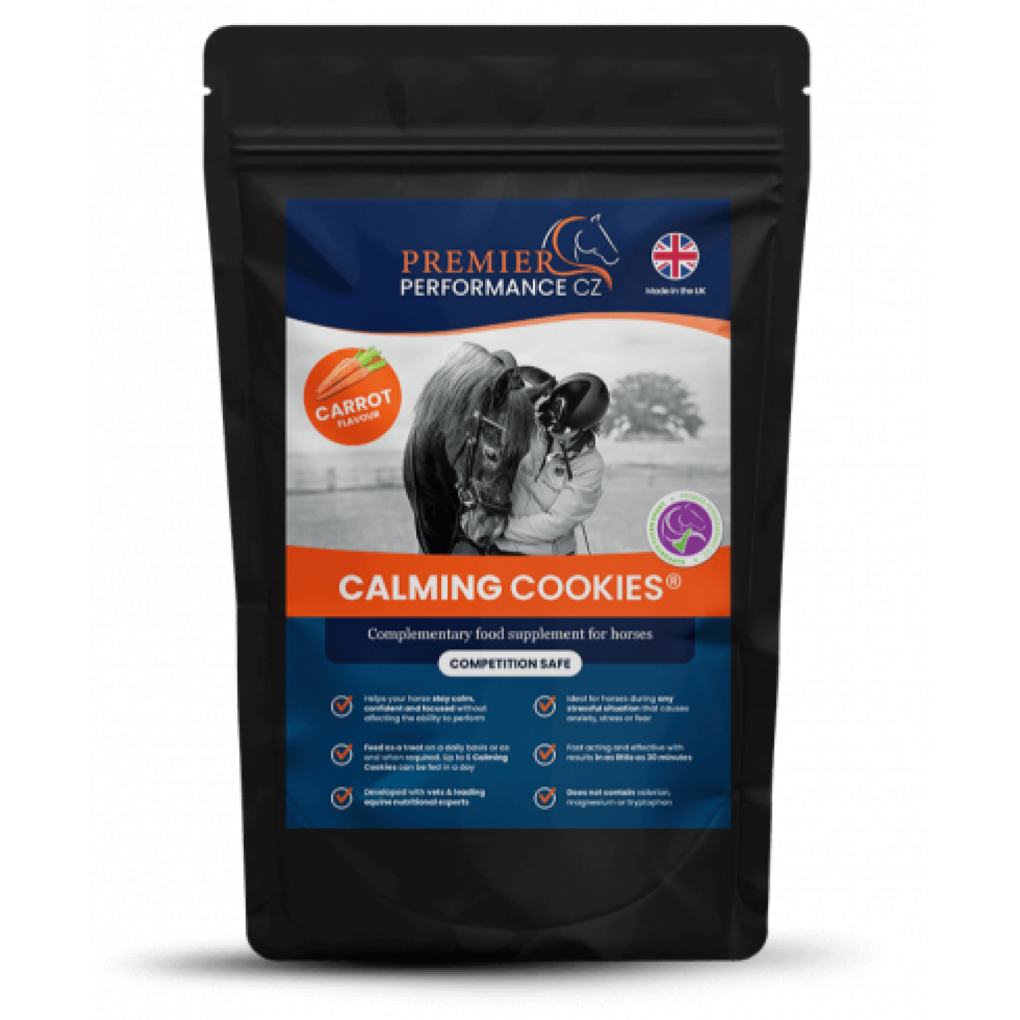 Calming Cookies - gulerod, 10 stk.