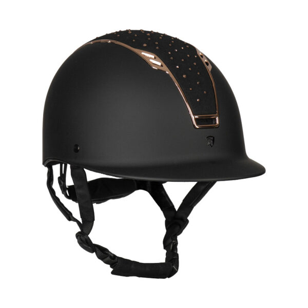 HORKA SPARROW STRASS RIDEHJELM - SORT/ROSE - M/L (57-59)
