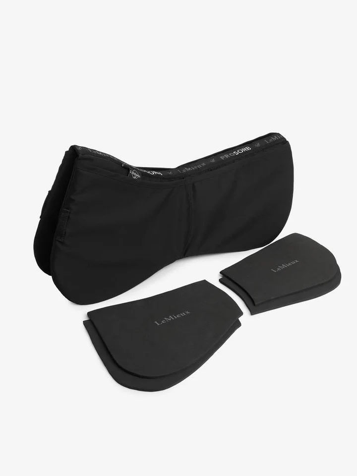 LEMIEUX PROSORB PLAI 2 POCKET HALF PAD - BLACK - L