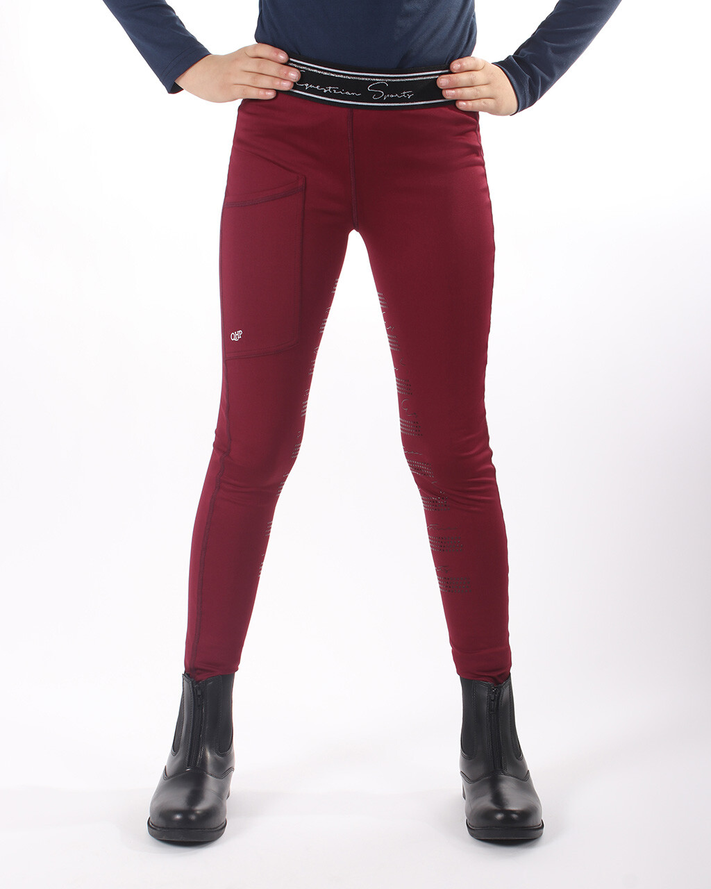QHP Eden Junior ridetights - bordeaux - 176 - Bordeaux
